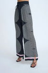 ZEN LINEAR PANT - BLACK IVORY PINK