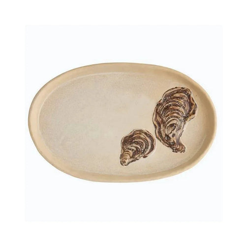 PLATE CERAMIC - RIVA BROWN