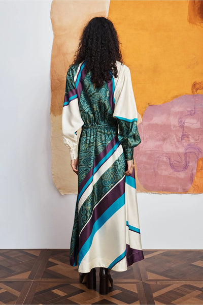 Joni Silk Midi Dress