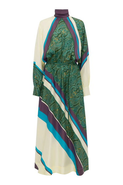 Joni Silk Midi Dress