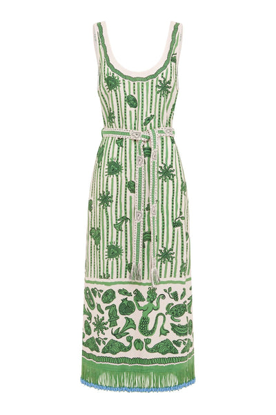 LULA SLEEVELESS MIDI DRESS