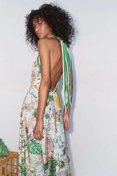 ODYSSEY HALTER DRESS