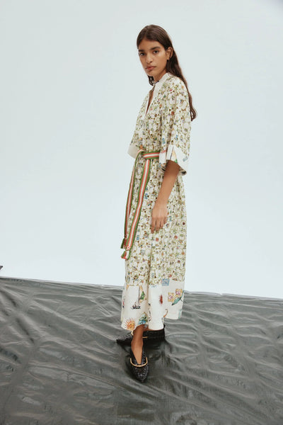 SUNSET BRODERIE SHIRTDRESS