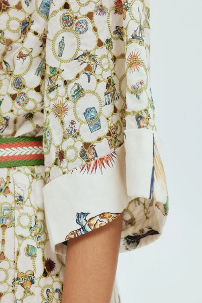 SUNSET BRODERIE SHIRTDRESS