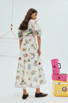 SUNSET MIDI DRESS