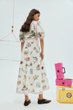 SUNSET MIDI DRESS