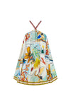 PREORDER- LA CHARRASCA HALTER MINI DRESS