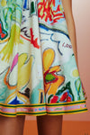 PREORDER- LA CHARRASCA HALTER MINI DRESS