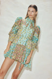 MIRABELLA SPLICED MINI DRESS