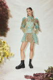 MIRABELLA SPLICED MINI DRESS