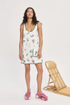 PLAY EMBROIDERED MINI DRESS