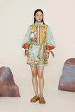 SURREALIST SUMMER MINI SHIRTDRESS