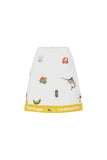BLUE MARLIN EMBROIDERED SKIRT