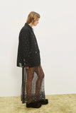 Ginger Embellished Silk Skirt