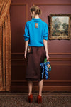 Claudia Azure Knit Polo