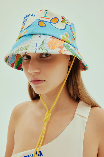 NADIA NARROW BRIM BUCKET HAT