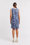 LENNA LINEN DRESS IN NAVY MARTINI