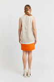 MONTI LINEN DRESS IN STRING