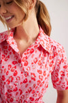 ODYSSEY POPLIN DRESS IN LOLLY KIMBA