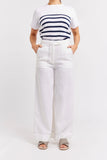 CLIO LINEN PANT IN WHITE