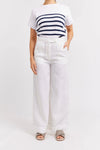 CLIO LINEN PANT IN WHITE