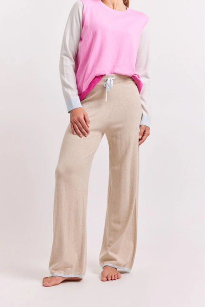 ETON COTTON CASHMERE PANT IN VELLUM