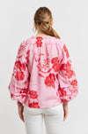 MILANA COTTON SILK TOP IN LOLLY NIGHT GARDEN