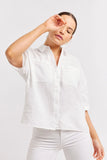 PIPPA LINEN SHIRT IN WHITE