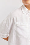 PIPPA LINEN SHIRT IN WHITE