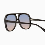 Bang- Gloss Black w. Matte Black Metal / Blue to Rose