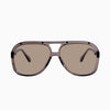 Bang- Transparent Mocha w. Rose Gold Metal Trim