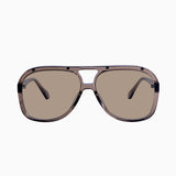Bang- Transparent Mocha w. Rose Gold Metal Trim