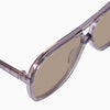 Bang- Transparent Mocha w. Rose Gold Metal Trim