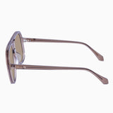 Bang- Transparent Mocha w. Rose Gold Metal Trim