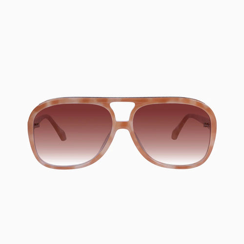 Bang Bang- Pastel Tort w. Gold Metal / Dark Orange Gradient Lens