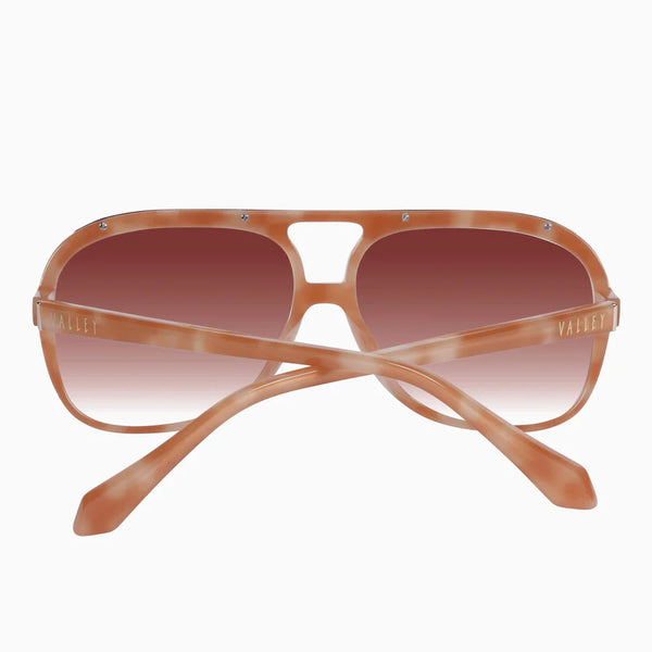 Bang Bang- Pastel Tort w. Gold Metal / Dark Orange Gradient Lens