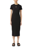 Bloom Embroidered Dress Black