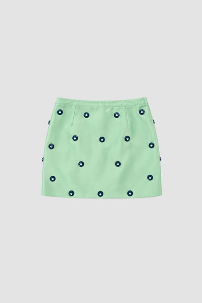 Cielo Mini Skirt- Apple
