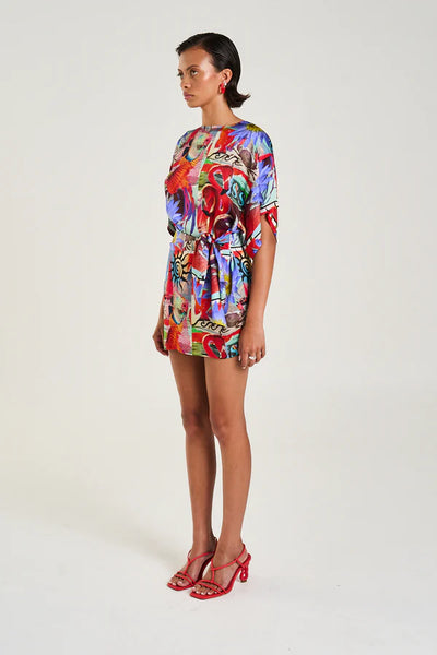 TIE FRONT DRESS - DAZED