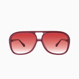 Bang Bang- Burgundy w. Gold Metal / Red Gradient Lens