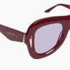 Bowery- Burgundy w. Gold Metal / Light Violet Lens