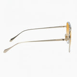 Capita- Brushed Gold Titanium / Orange Gradient Lens
