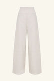 Elliot High Waisted Wide Leg Pant - Parchment