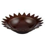 ESTIVA CERAMIC DISH 24X6CM BROWN