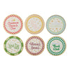 Adage Ceramic Coaster 10cm 6 Asst