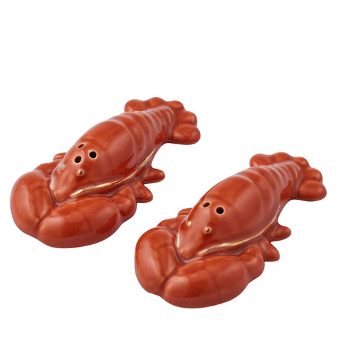 Lobster Set of 2 Ceramic S&P