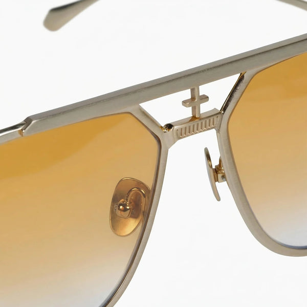 Capita- Brushed Gold Titanium / Orange Gradient Lens