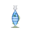 PACIFIC FISH GLASS CANDLEHOLDER 8.5X8X21.5CM