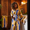 REDONDO TOWELLING ROBE - TURMERIC