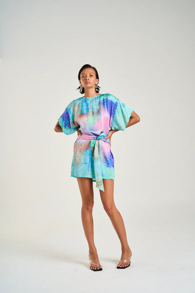 TIE FRONT DRESS - H20